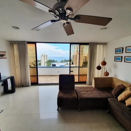 Acogedor Apartamento Con Excelente Vista Al Mar. Santa Marta  Exterior photo